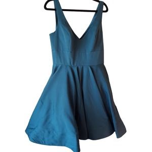 Mac Duggal Fit & Flare Cocktail DressTeal size 12